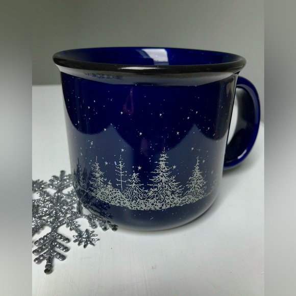 ❄️✨Vintage Northern Starry Night Cobalt Coffee Mug - Picture 4 of 7